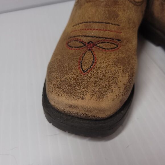 Cody James Toddler USA Flag Western Boots Wide Square Toe Kids 5D - Picture 11 of 13